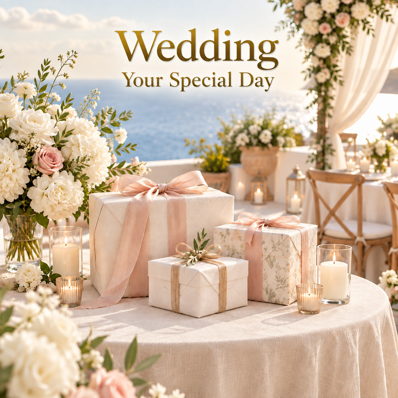 Wedding cover with “Wedding” and “Your Special Day” text