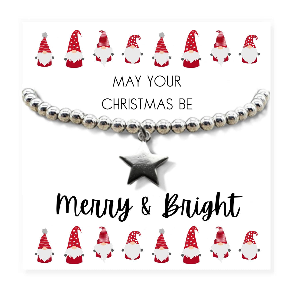 Merry & Bright Christmas Hamper Star Bracelet & Jewellery Box