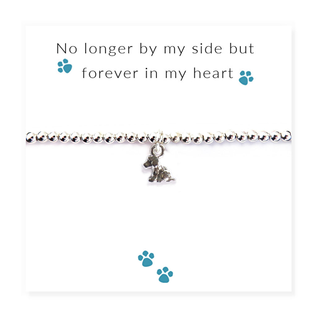 No Longer By My Side - Dog Bracelet & Gift Card