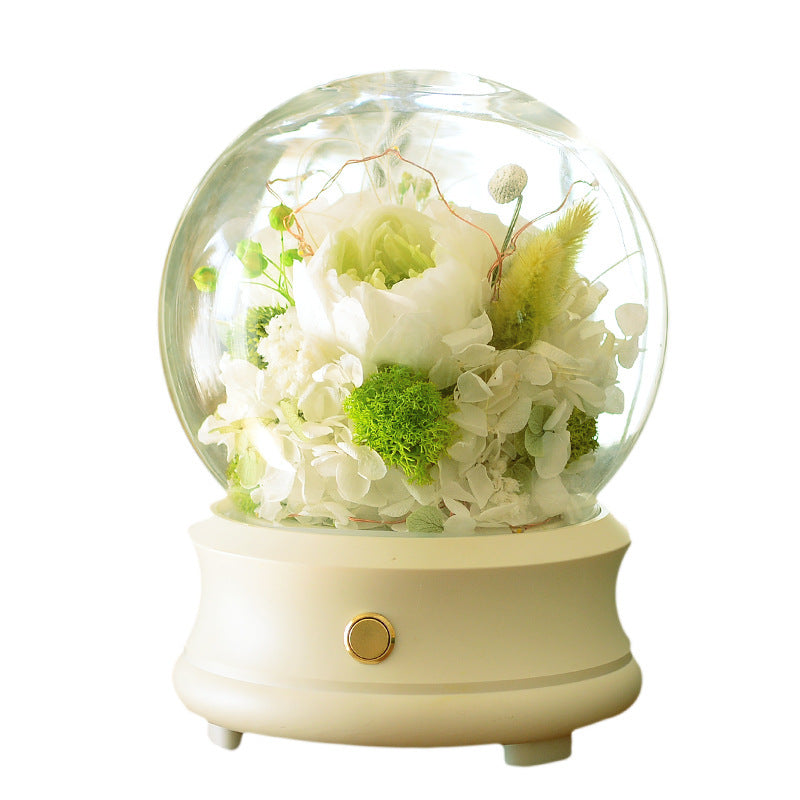 Teacher's Day Gift Simple Preserved Fresh Flower Bluetooth Speaker