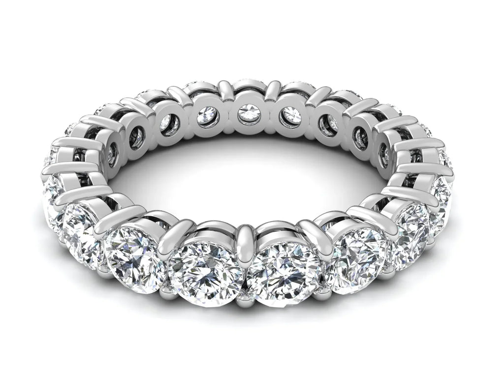 3mm Round Diamonds Eternity Band