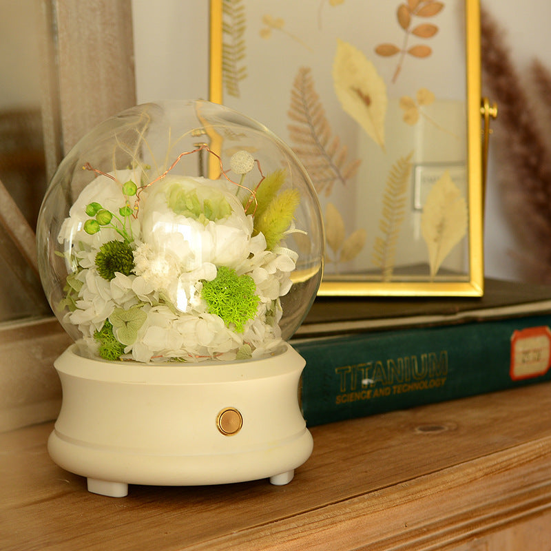 Teacher's Day Gift Simple Preserved Fresh Flower Bluetooth Speaker