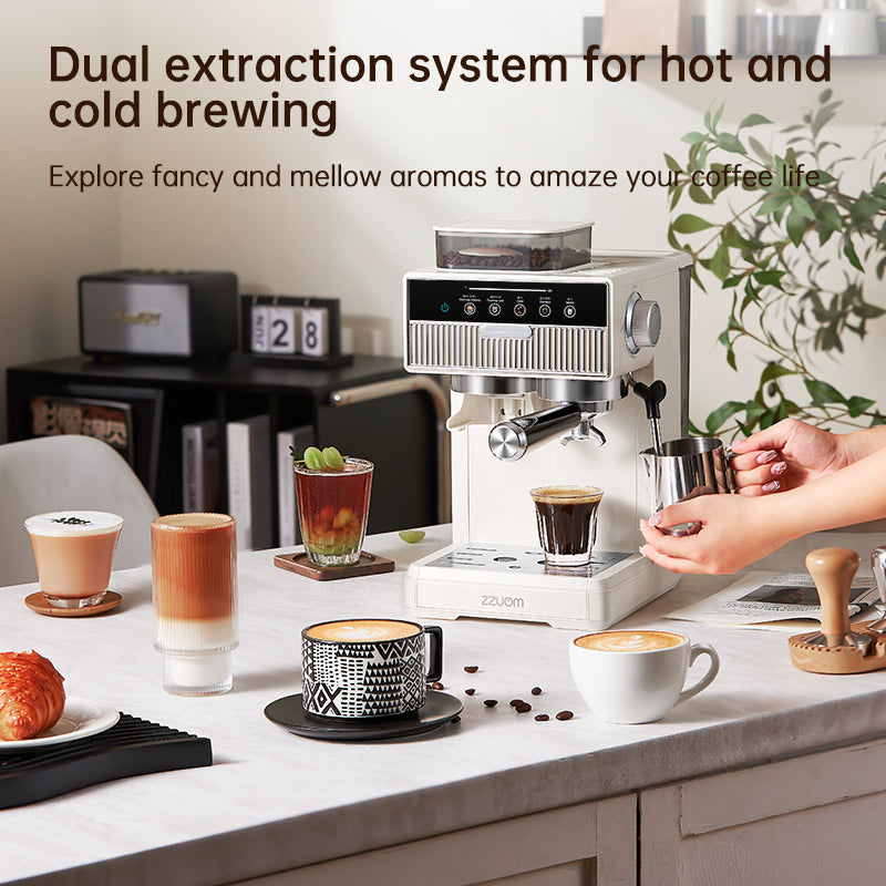 Italian-style Grinder Integrated Coffee Machine
