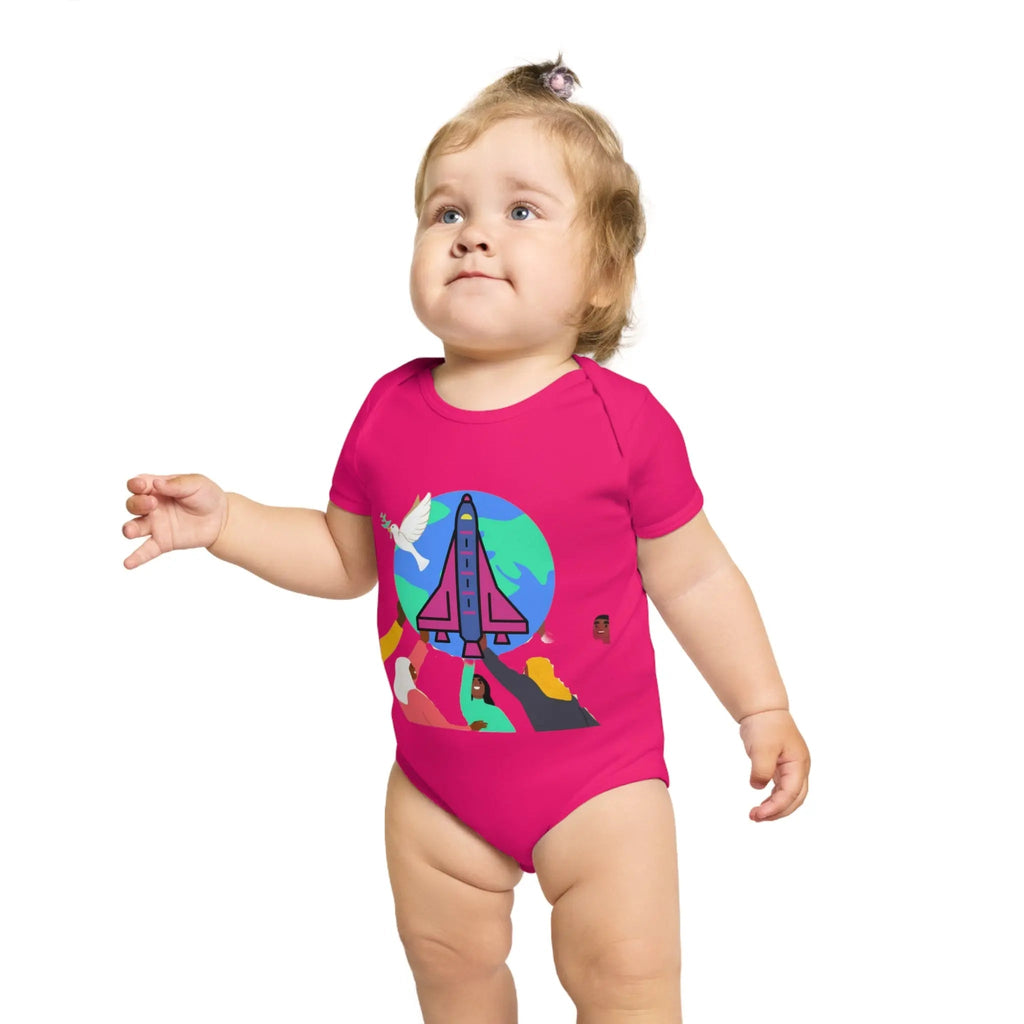 Space Adventure Baby Bodysuit, Perfect Gift for New Parents, Baby Shower, Cosmic Baby Clothes, Playful Infant Onesie