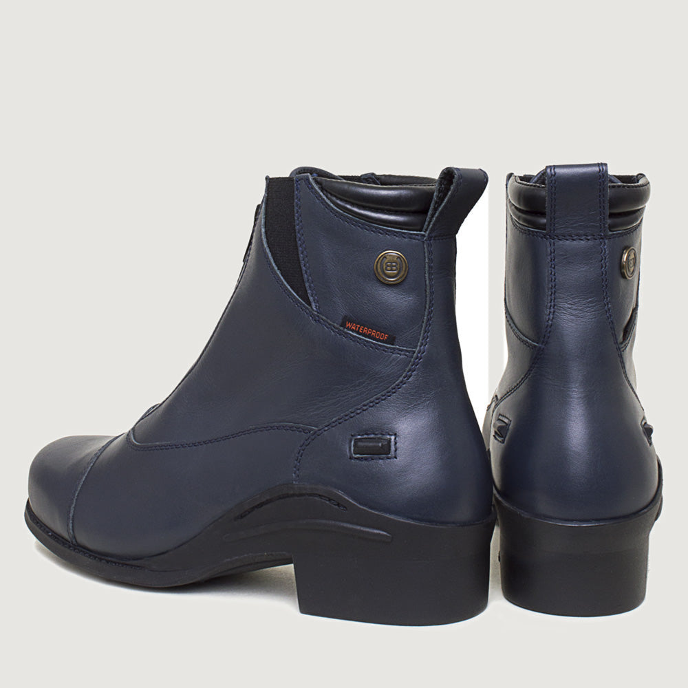Idaho Storm Waterproof Jodhpur Riding Boots - Navy