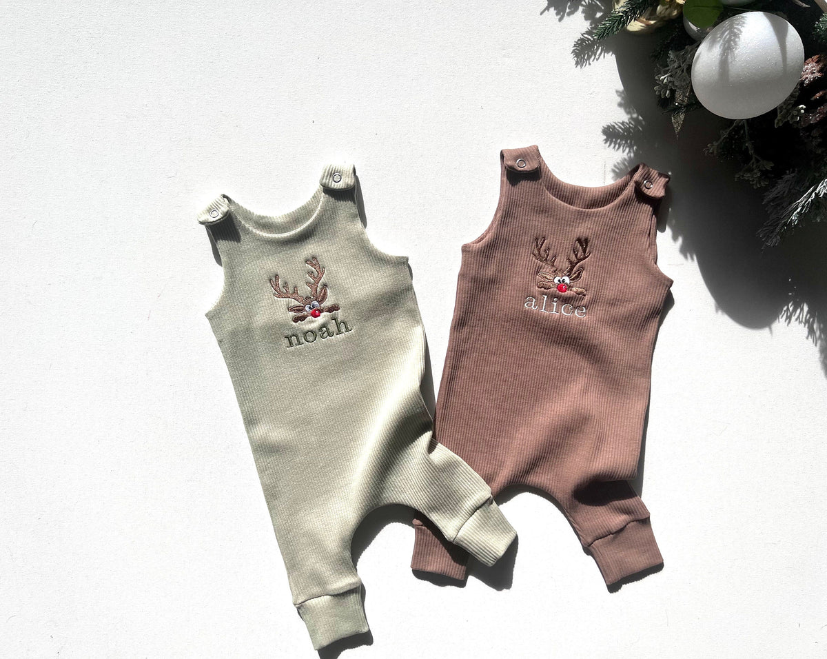 Christmas Reindeer Dungarees