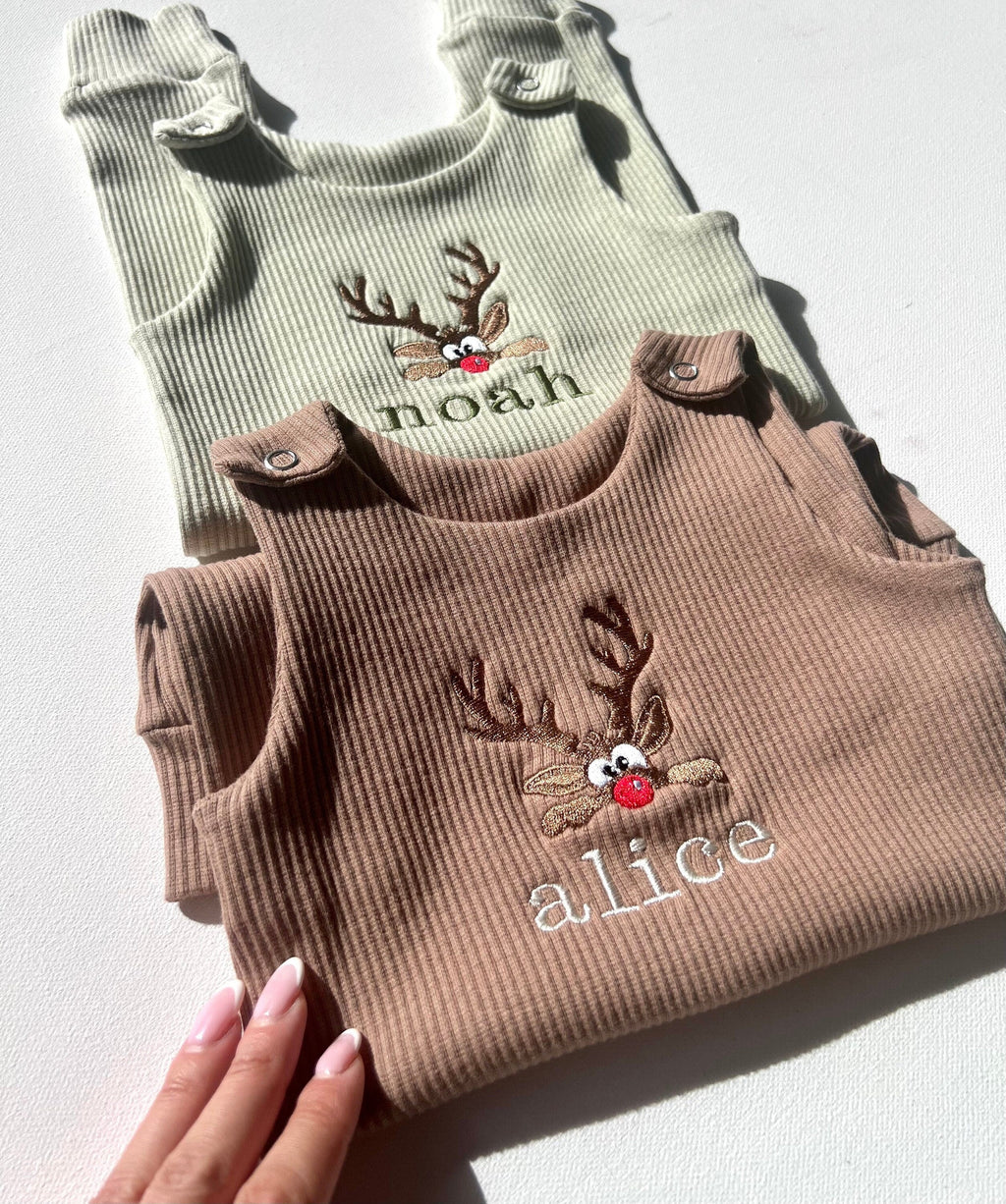 Christmas Reindeer Dungarees
