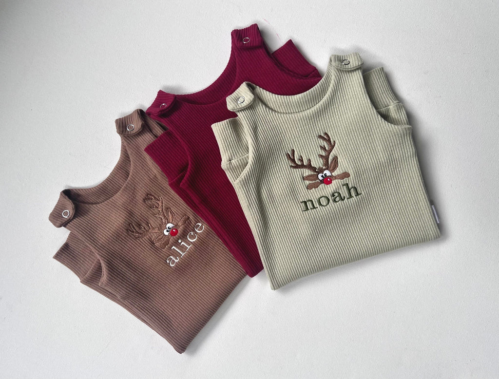 Christmas Reindeer Dungarees
