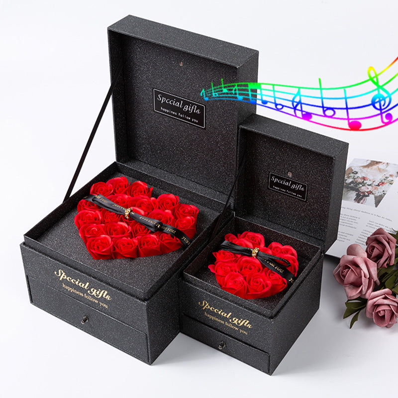 New Year gift box February 14 Valentine's Day lipstick gift box Music packaging box perfume packaging box gift box flower box
