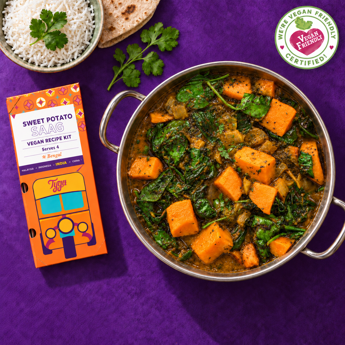 Sweet Potato Saag Recipe Kit
