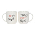 Mr & Mrs Couples Mug Set – Perfect Wedding or Anniversary Gift