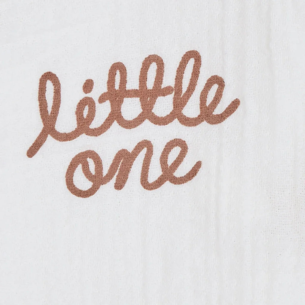 HelloBaby 5 Piece "Little One" Slogan Muslin Baby Hospital Bag Set on a Hanger (Newborn)