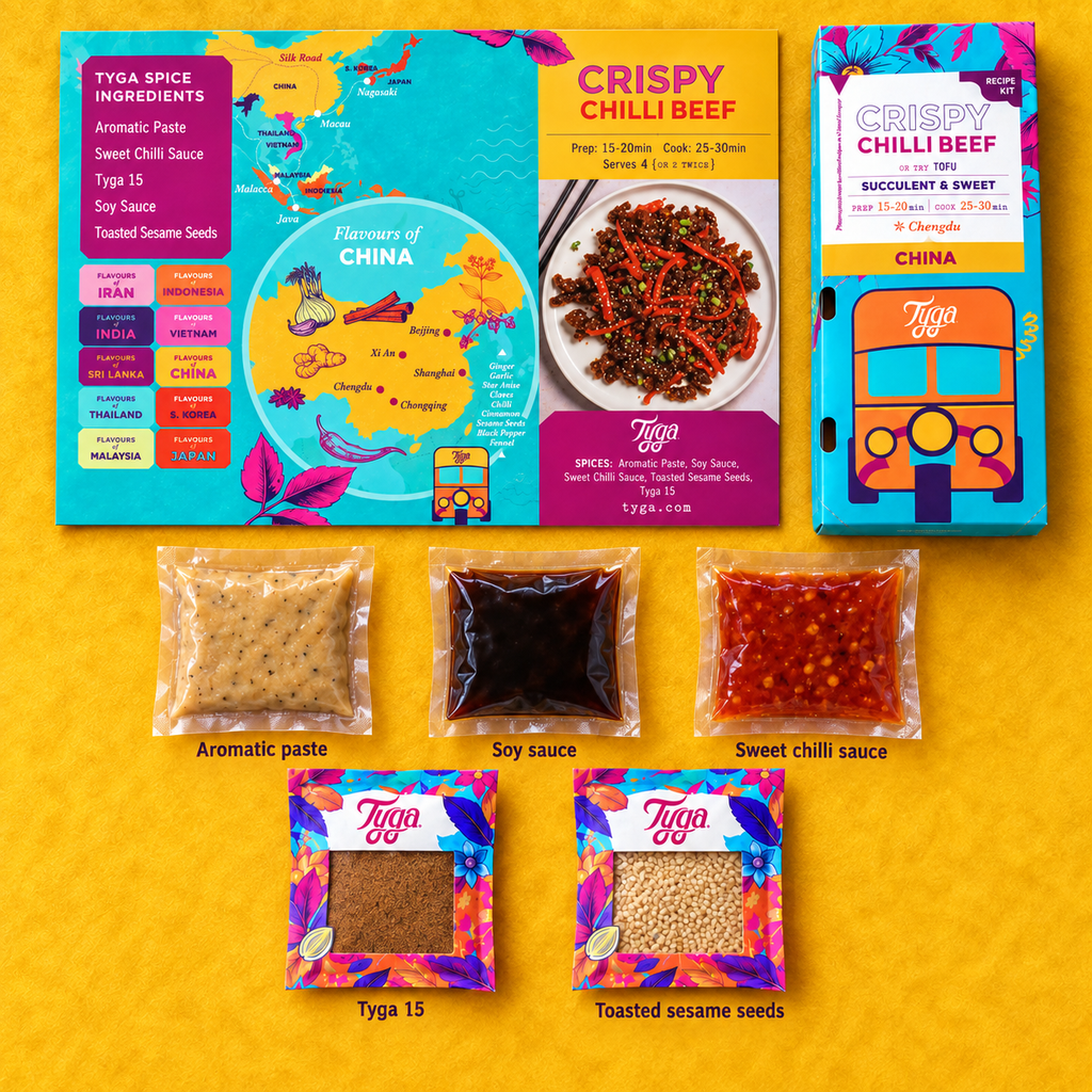 Crispy Chilli Beef Recipe Kit