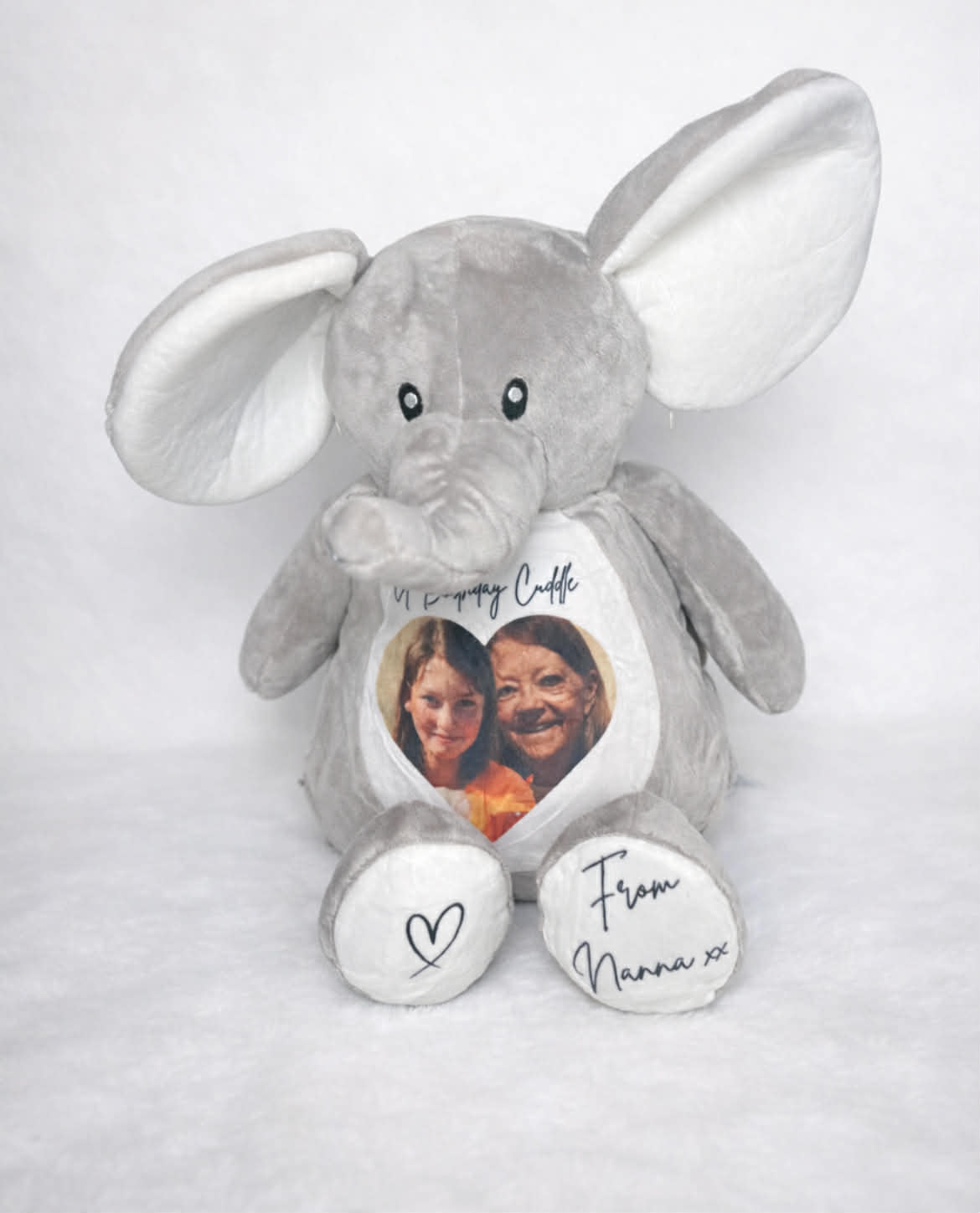Personalised A Cuddle From Heaven Photo Teddy
