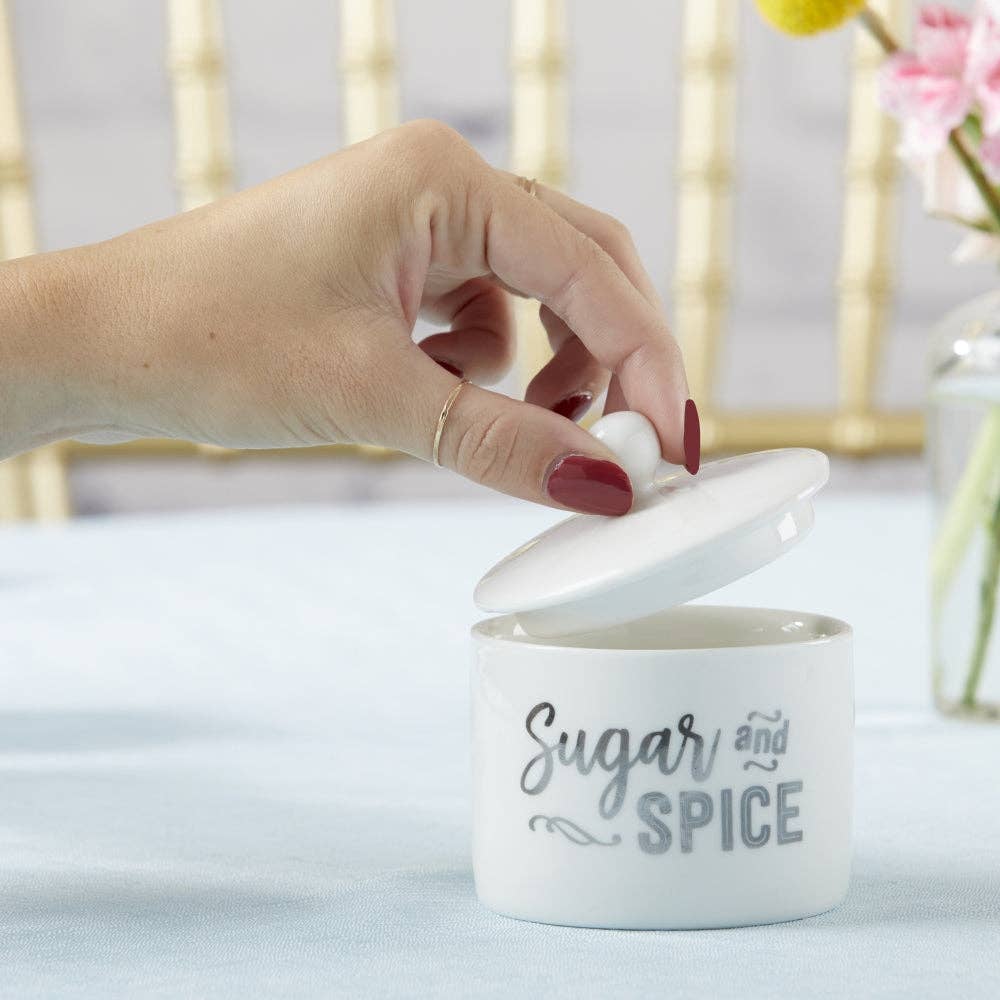 Sugar Spice and Everything Nice Ceramic Sugar Bowl