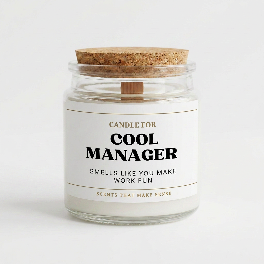 Cool Manager Corporate Candle Thank You Gift