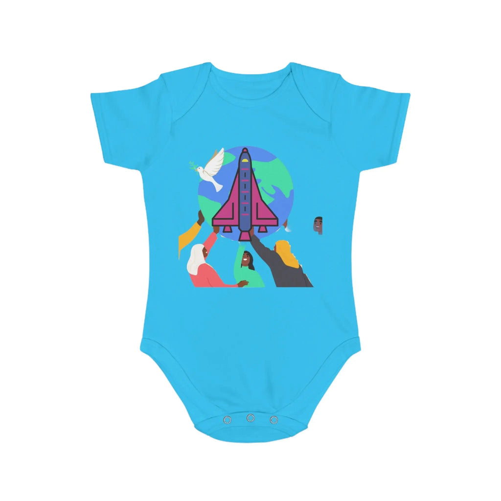 Space Adventure Baby Bodysuit, Perfect Gift for New Parents, Baby Shower, Cosmic Baby Clothes, Playful Infant Onesie