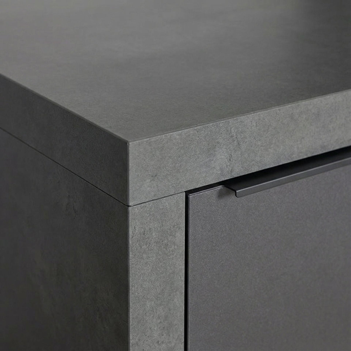 Maze - Ember Small Corner Outdoor Kitchen with Fridge - Grey