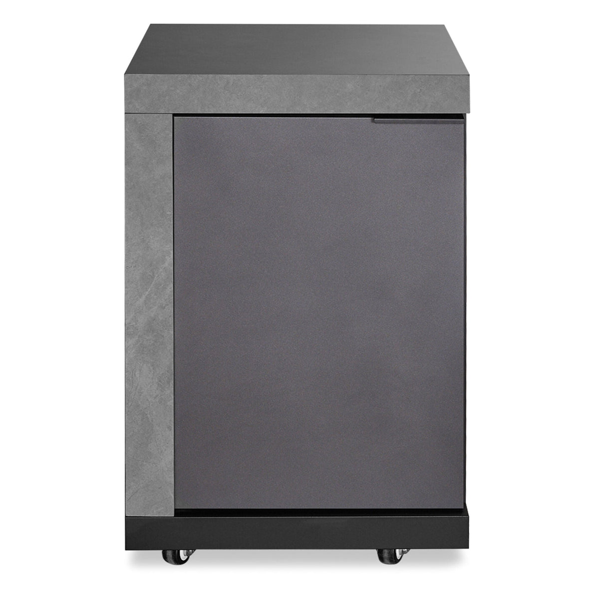 Maze - Ember Small Corner Outdoor Kitchen with Fridge - Grey