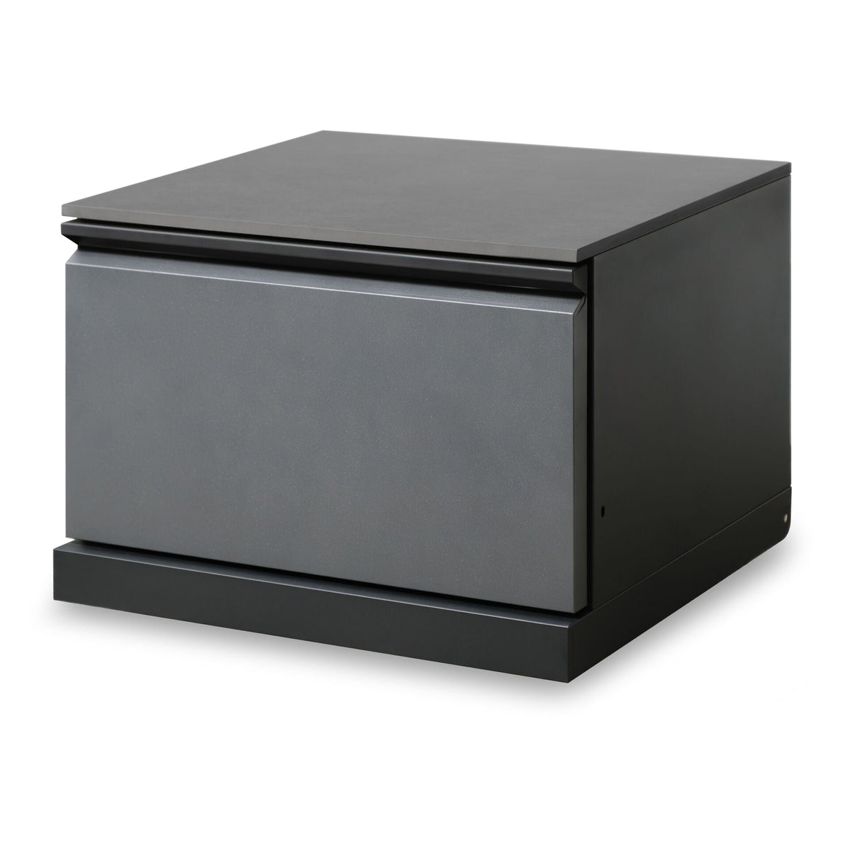 Maze - Ember Small Corner Outdoor Kitchen with Fridge - Grey