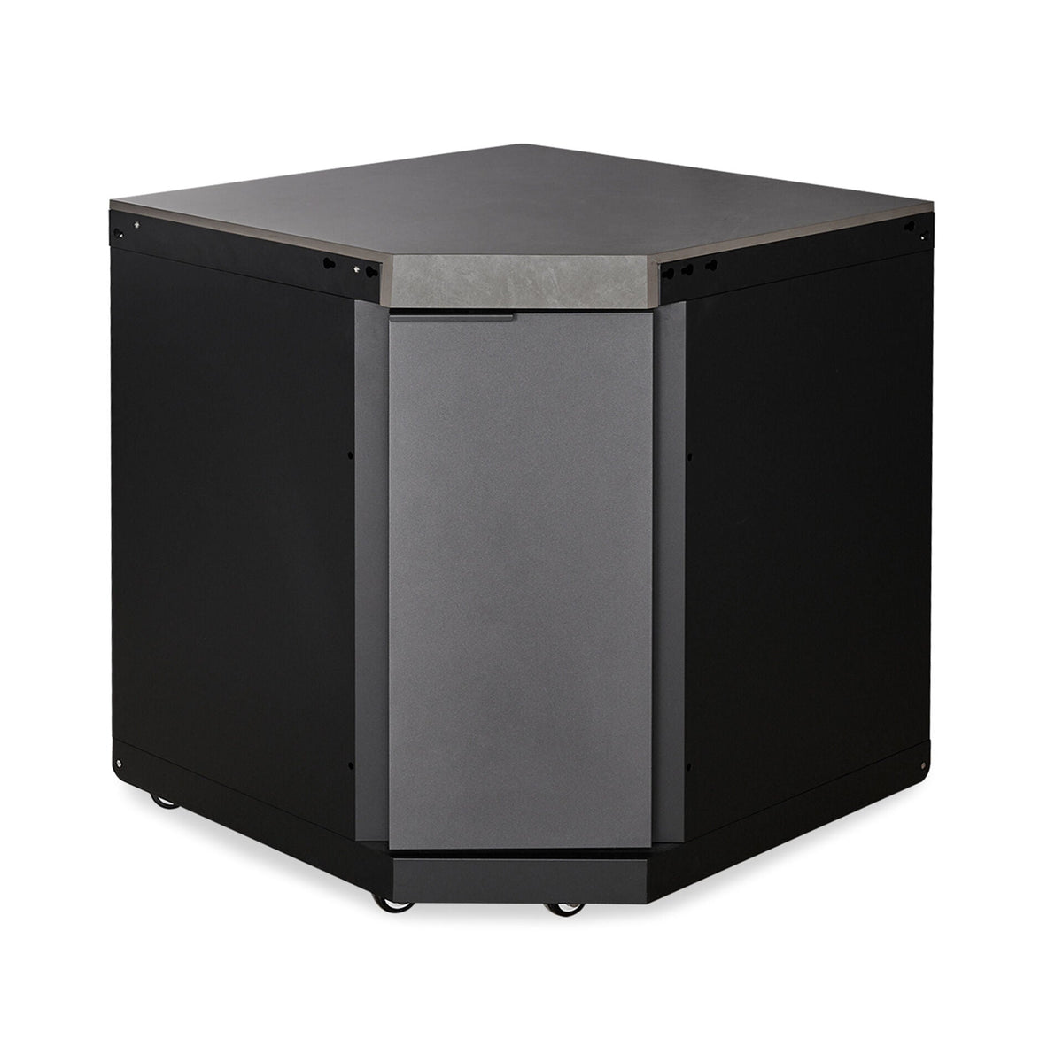 Maze - Ember Small Corner Outdoor Kitchen with Fridge - Grey