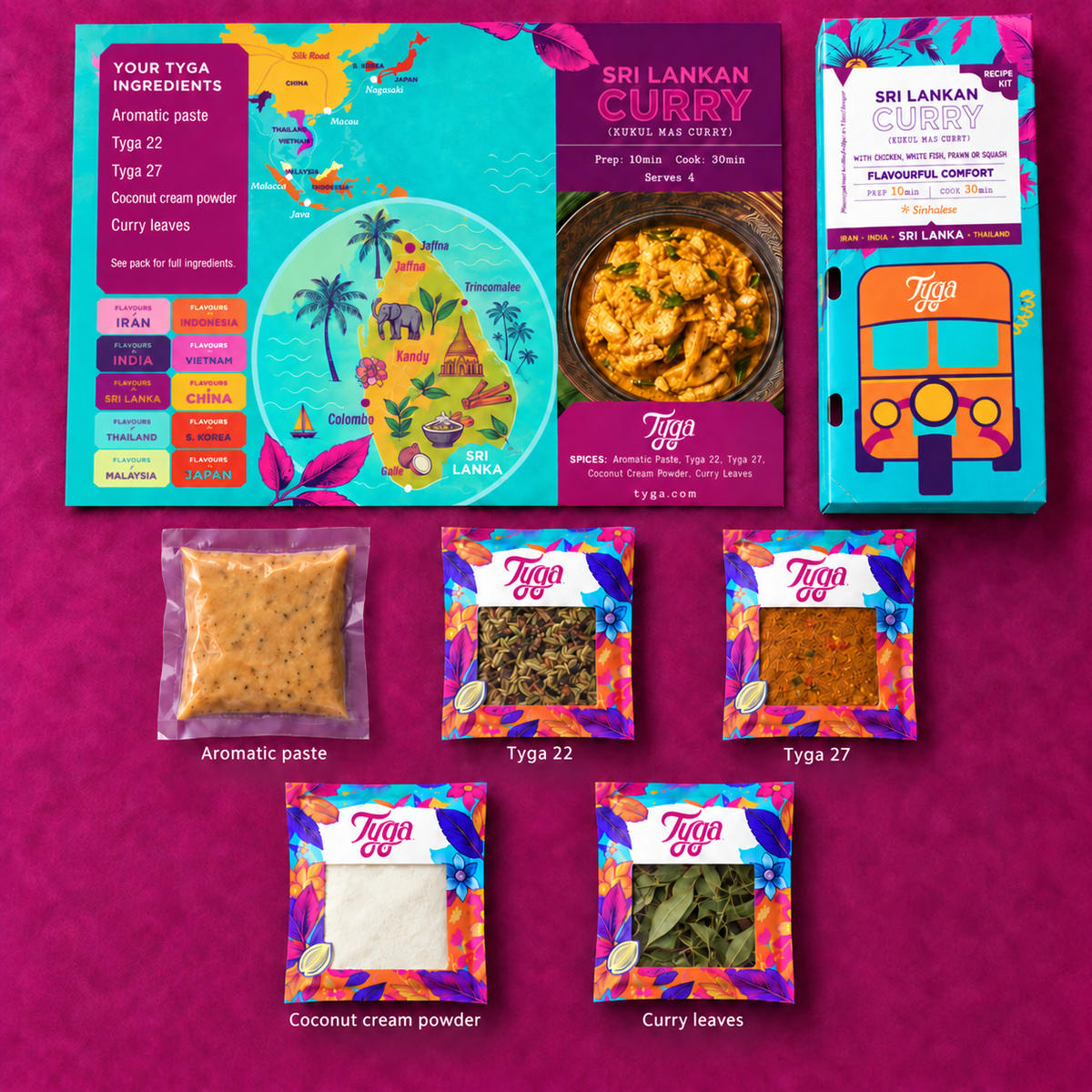 Sri Lankan Curry Recipe Kit