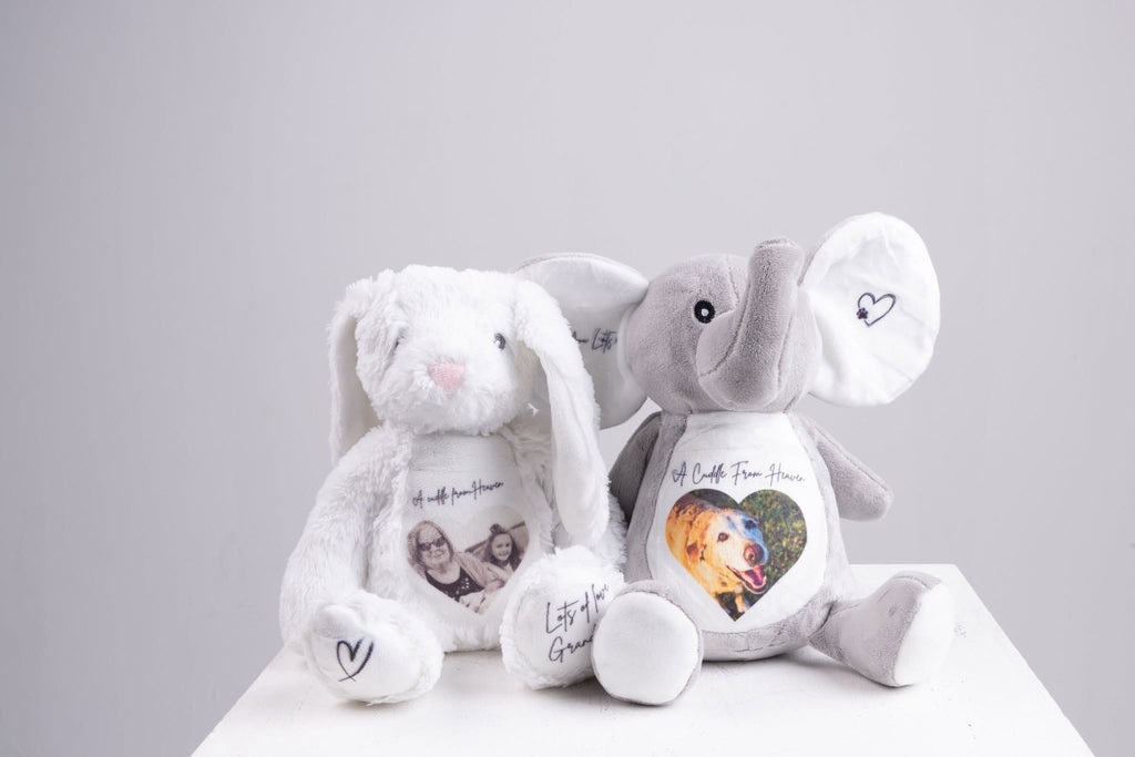 Personalised A Cuddle From Heaven Photo Teddy