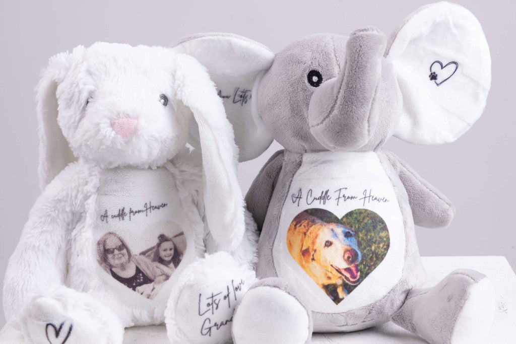 Personalised A Cuddle From Heaven Photo Teddy