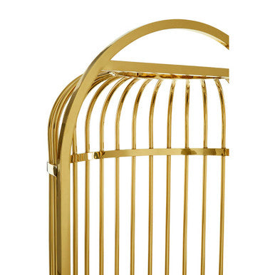 Eliza Gold Finish Dome Cage Chair