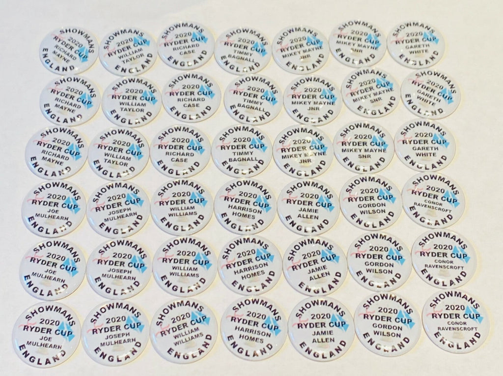 Personalised Golf Ball Markers for Groups & Society Events
