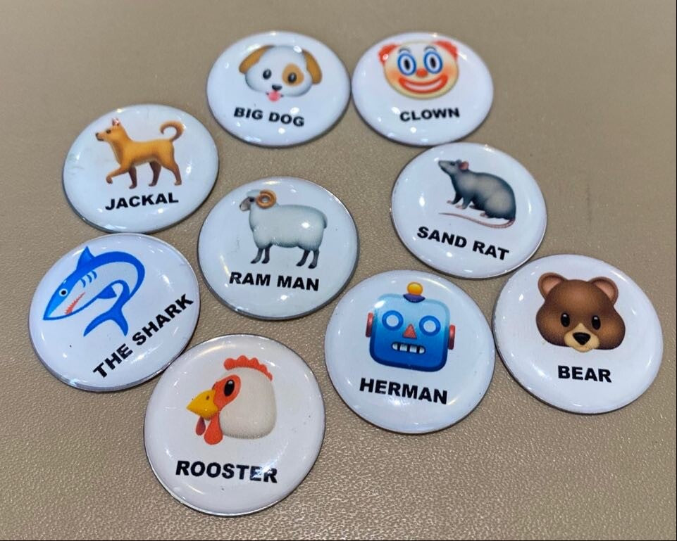 Personalised Golf Ball Markers for Groups & Society Events