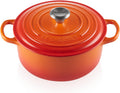 Le Creuset  Cast Iron Round Casserole Dish With Lid, 20 cm, 2.4 Litre, Volcanic. New but open scruffy box