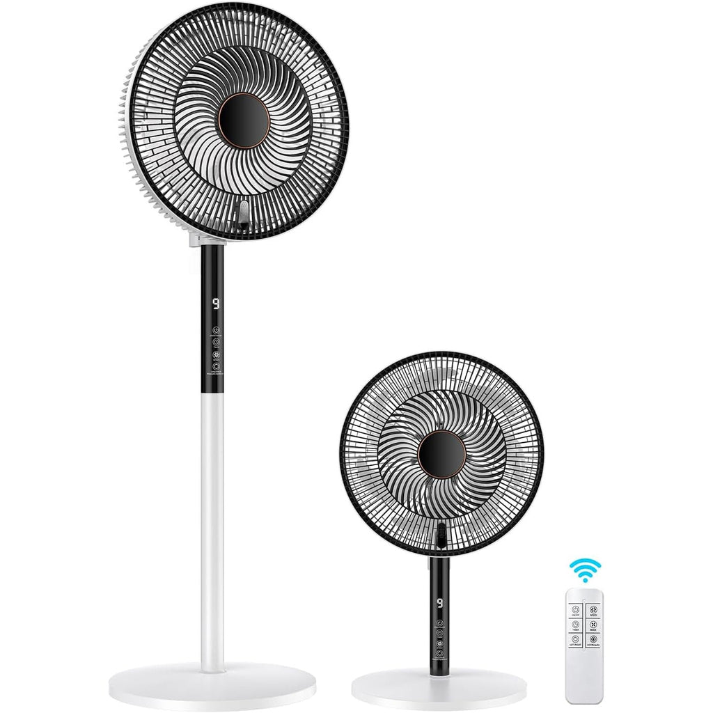 Pedestal Fan 16 Inch 9 Speed Remote 90° Oscillation Timer Adjustable Height Home