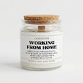 Working From Home Candle Funny Gifts