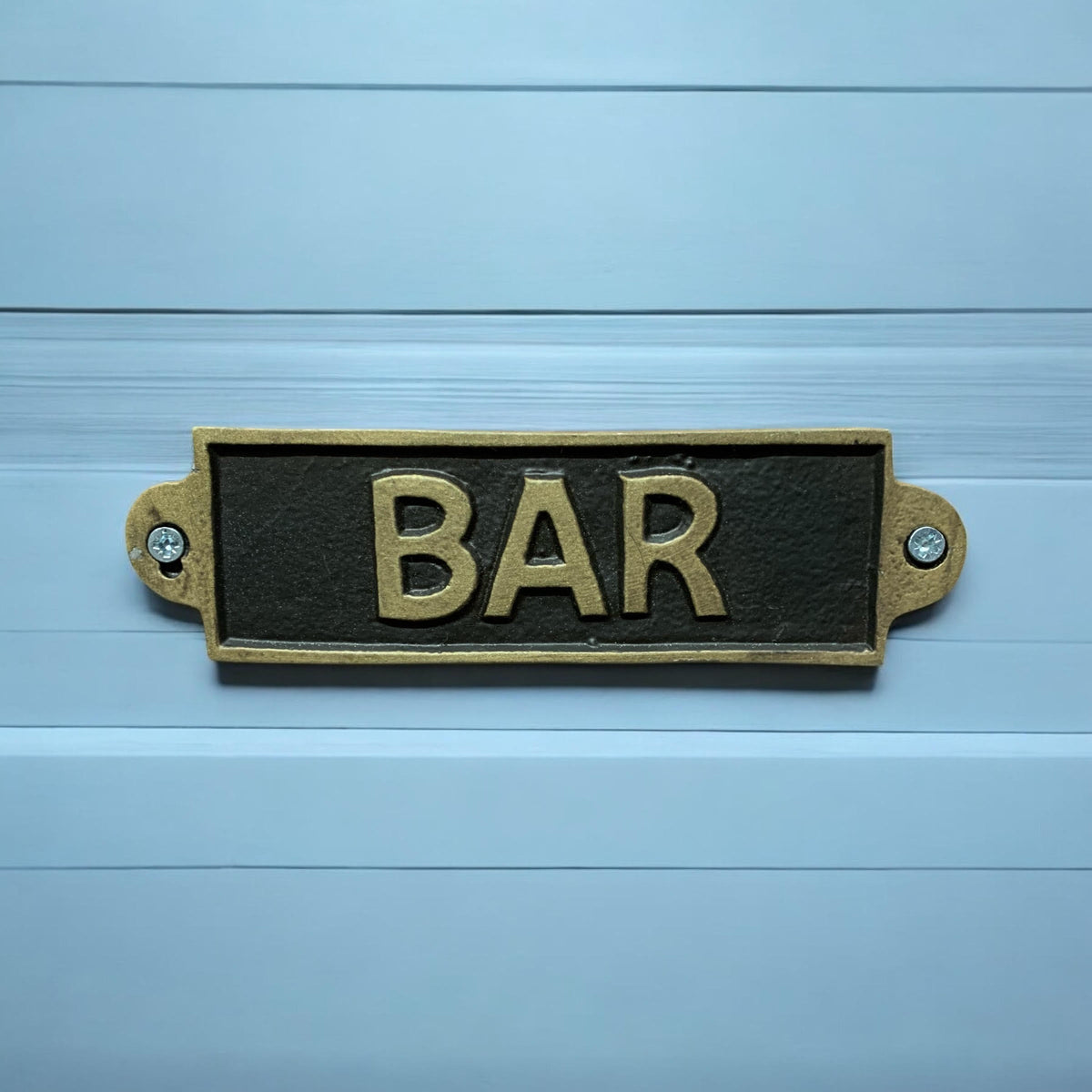 Bar Metal Sign
