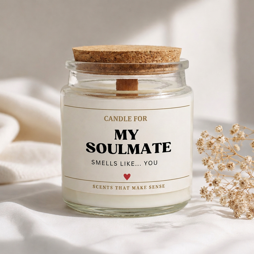My Soulmate Candle Valentines Gift