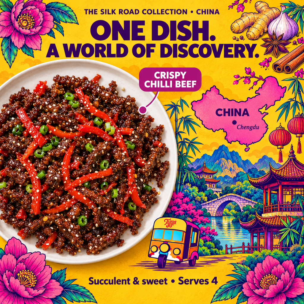 Crispy Chilli Beef Recipe Kit