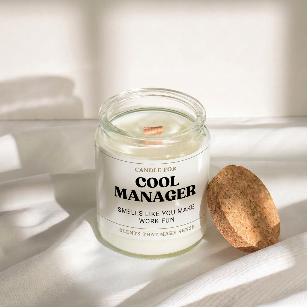 Cool Manager Corporate Candle Thank You Gift
