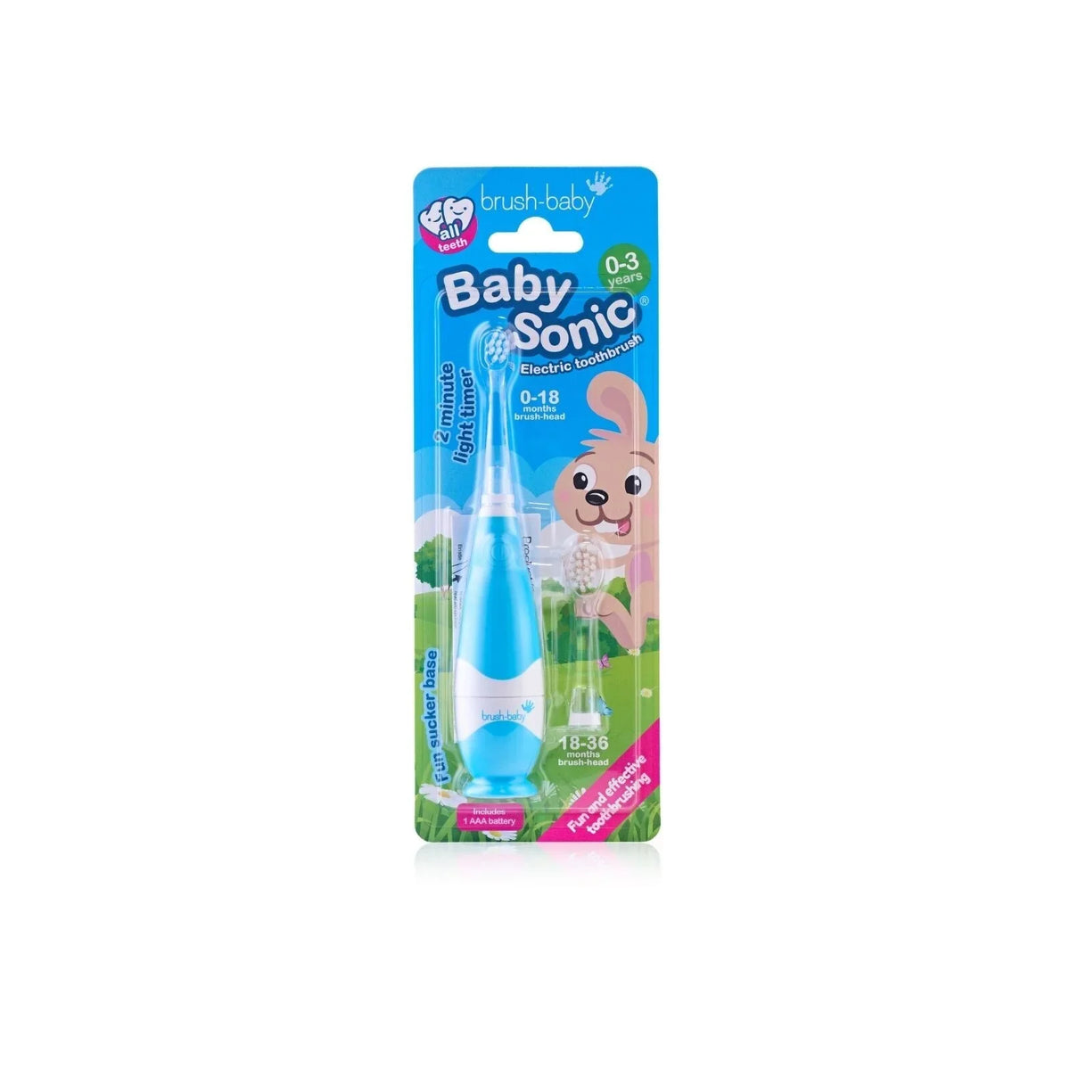 brush-baby BabySonic Electric Toothbrush 0-3 years - Blue