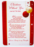 Christmas Without You Grave Card Decorations Memorial Remembrance Missing You