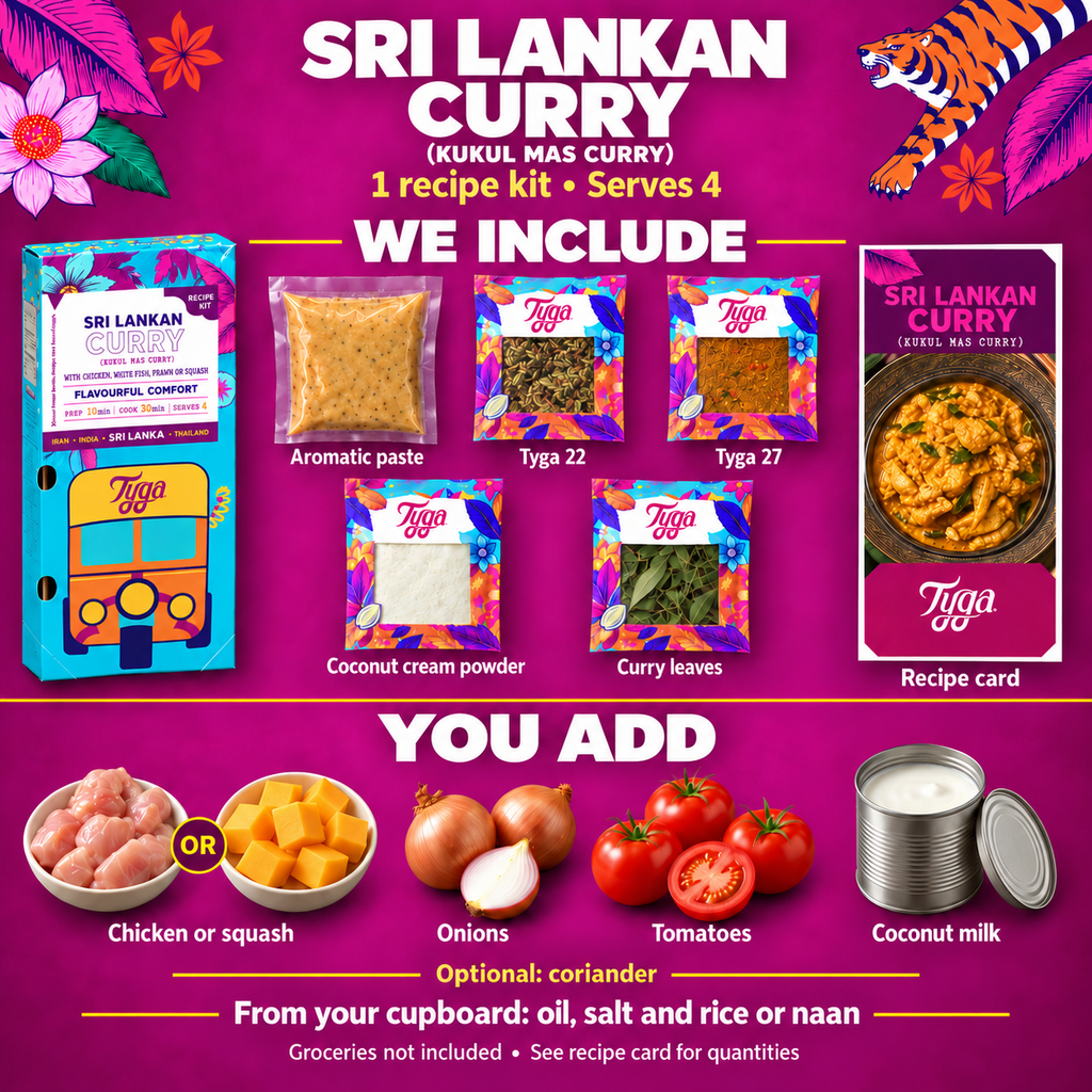 Sri Lankan Curry Recipe Kit