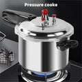 9L Aluminium Pressure Cooker – Large Capacity Stovetop Pressure Cooker with Safety Valves & Cool-Touch Handles – Family Size