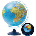 Educational Globe 25cm Relief World Map AR App Cordless LED Light Kids EXERZ