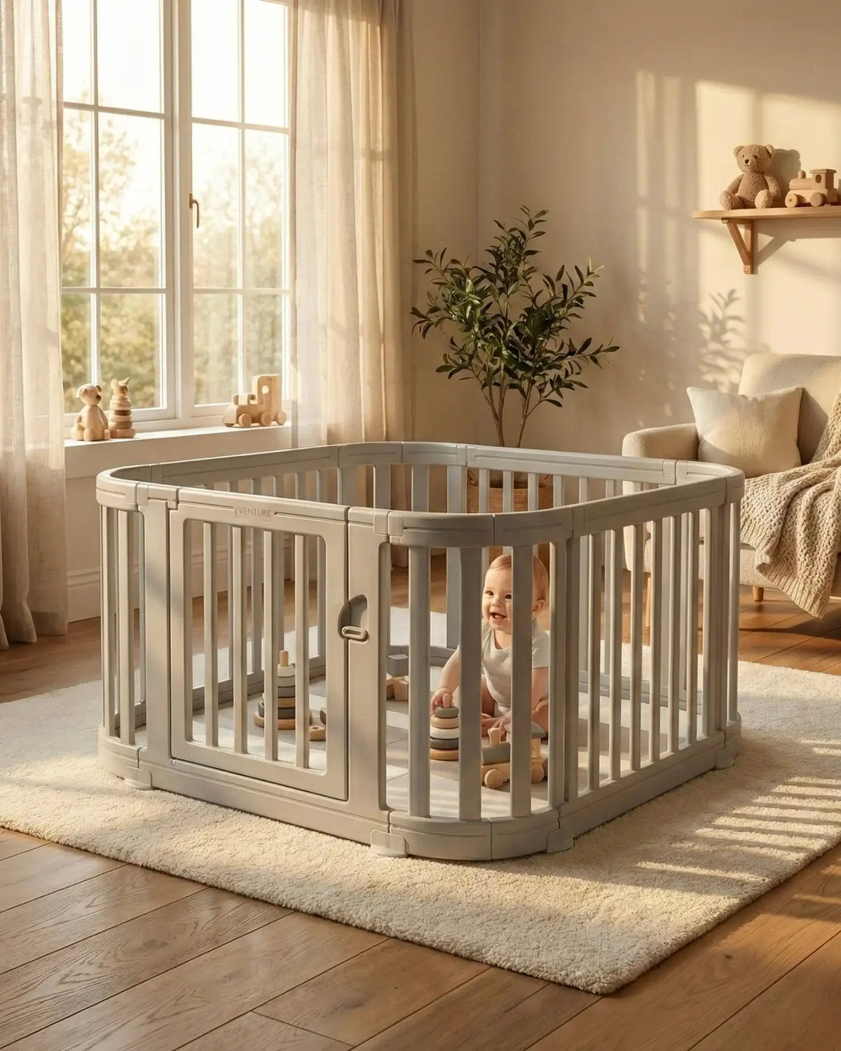 All Stars Playpen - Grey