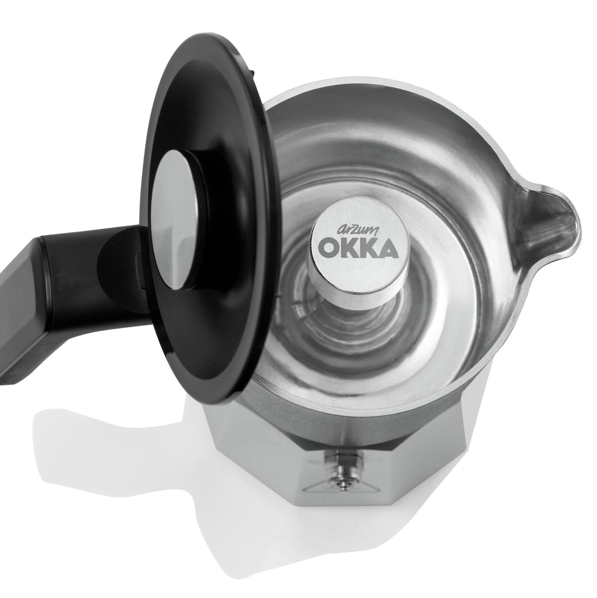 Arzum Okka Rich Moka Pot Turkish Coffee and Moka Maker, Velvetiser, Milk Frother