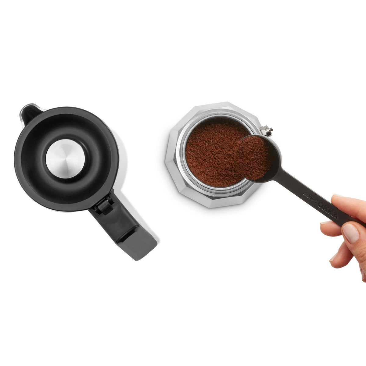 Arzum Okka Rich Moka Pot Turkish Coffee and Moka Maker, Velvetiser, Milk Frother