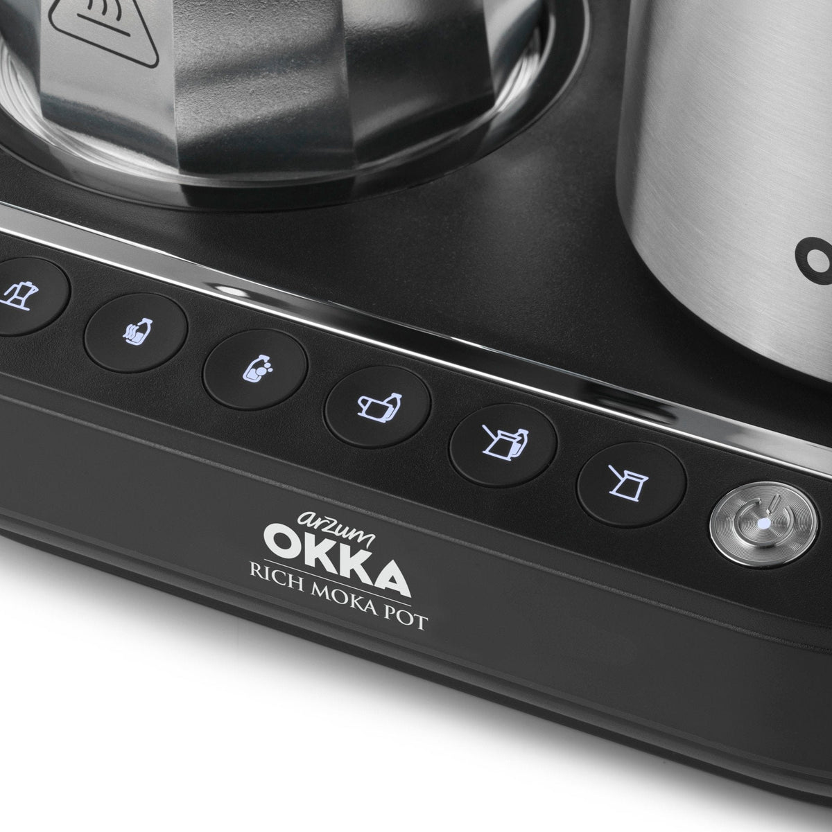 Arzum Okka Rich Moka Pot Turkish Coffee and Moka Maker, Velvetiser, Milk Frother