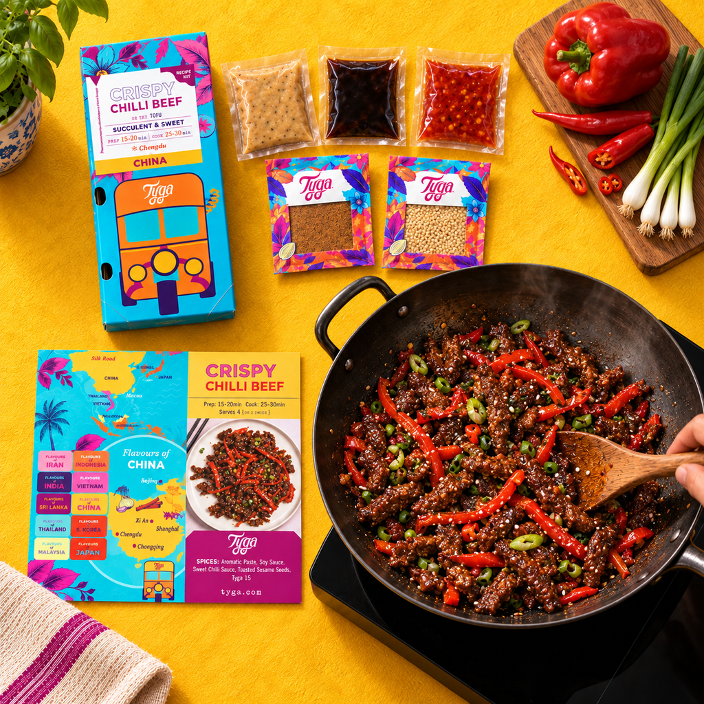 Crispy Chilli Beef Recipe Kit