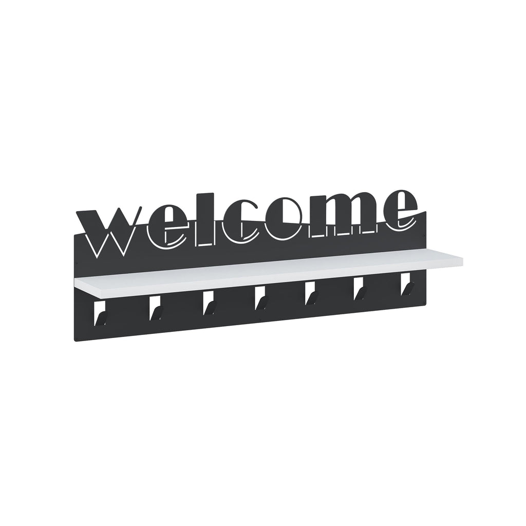 Welcome Hallway Coat Hanger Rack
