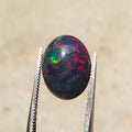 2.85ct Opal for Sale - Black Fire Opal - October Birthstone - 14x11mm